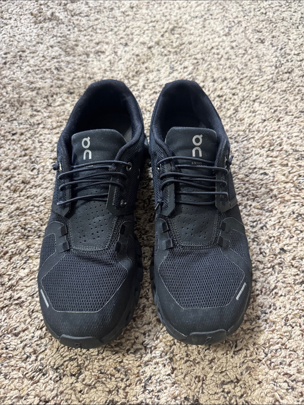 On Cloud Women's Black Athletic Sneakers